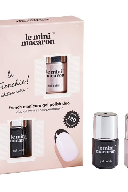 LE MINI MACARON “Le Frenchie Édition Noire” French Gel Manicure