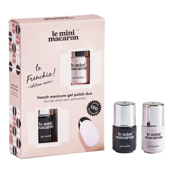 LE MINI MACARON “Le Frenchie Édition Noire” French Gel Manicure