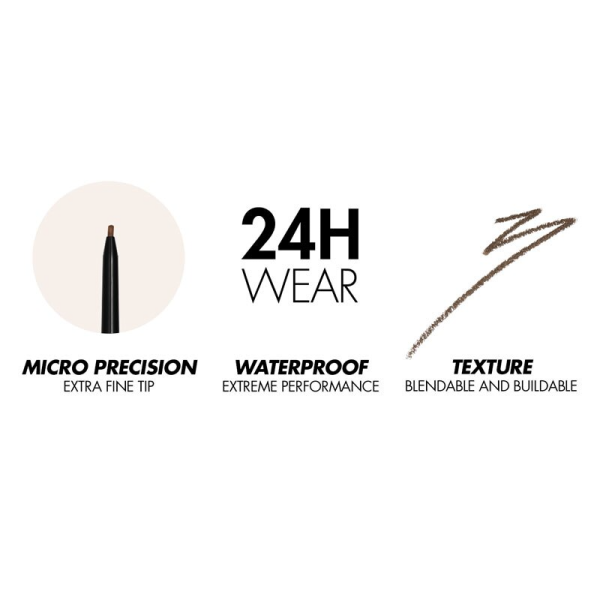 MAKE UP FOR EVER Aqua resist brow definer - Micro Tip Pencil 24hr - Image 2