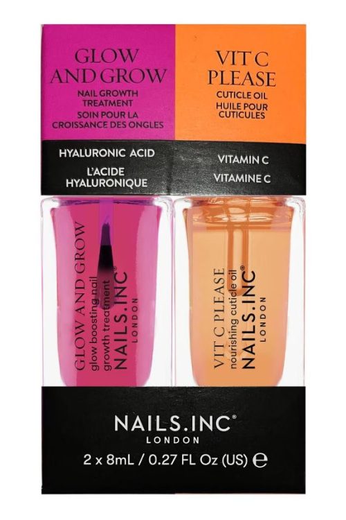 NAILS INC Glow and Grow & Vit C Please Mini Nail Treatment