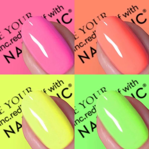 NAILS INC Neon Lite Pastel Neon Nail Polish - Image 4