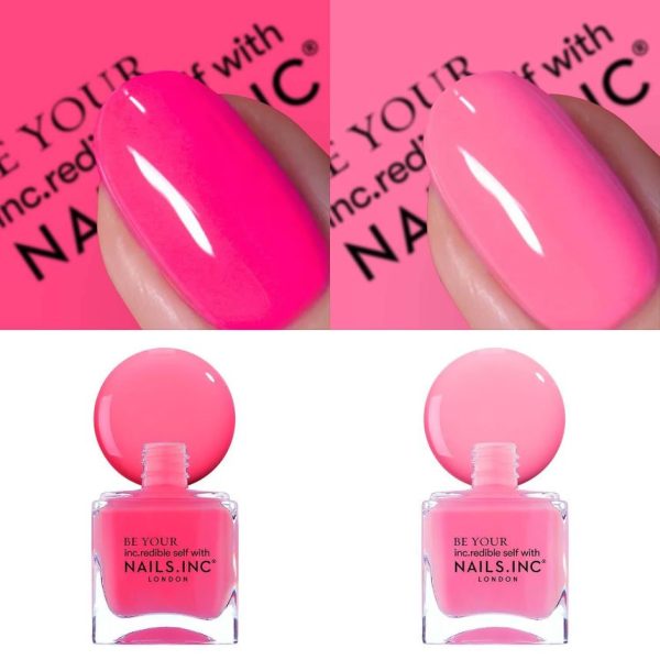 NAILS INC We Wear Pink Bubblegum-Scented Nail Polish - Image 4