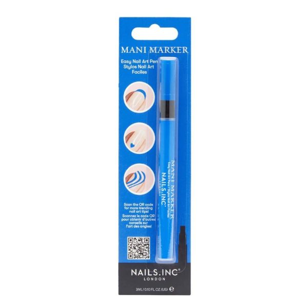 NAILS INC Mani Marker Blue 3ml - Image 2