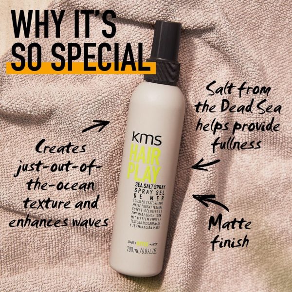 KMS HAIRPLAY SEA SALT SPRAY 200ml - Image 2