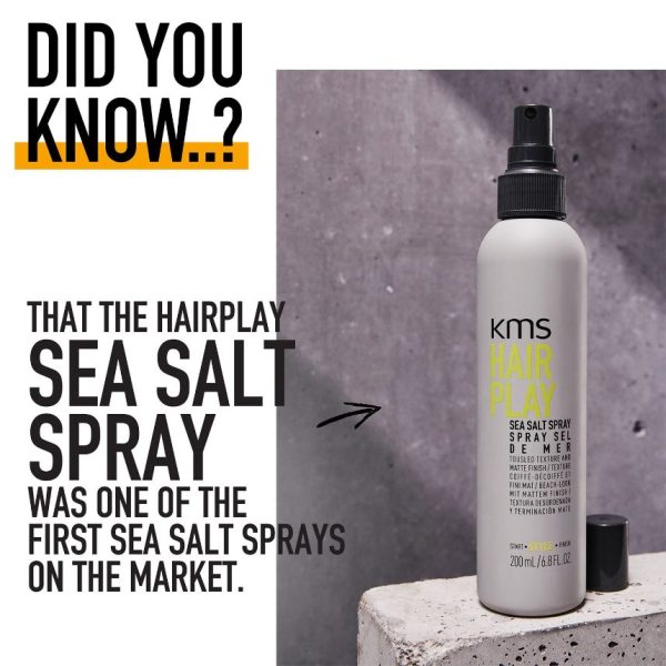 KMS HAIRPLAY SEA SALT SPRAY 200ml - Image 4