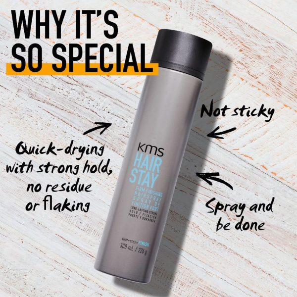 KMS HAIRSTAY FIRM FINISHING HAIRSPRAY 300ml - Image 2