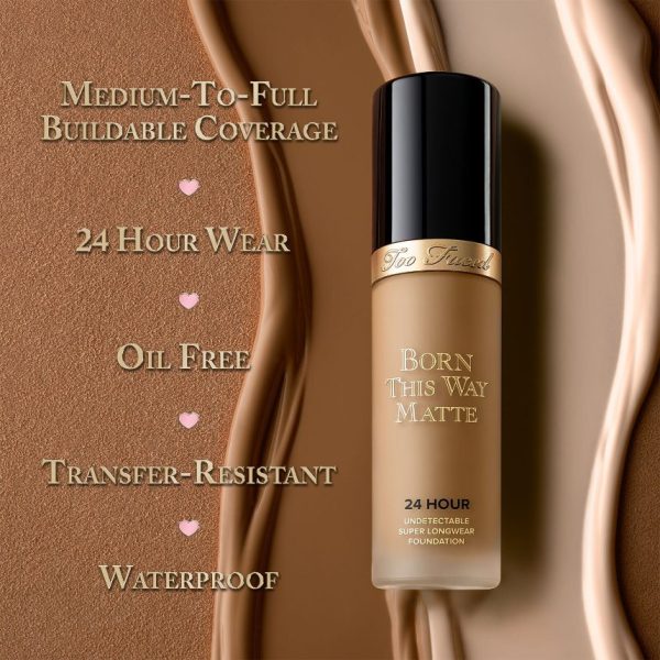 Too Faced Born This Way Matte 24 Hour Long Wear Foundation 30ml - Image 4