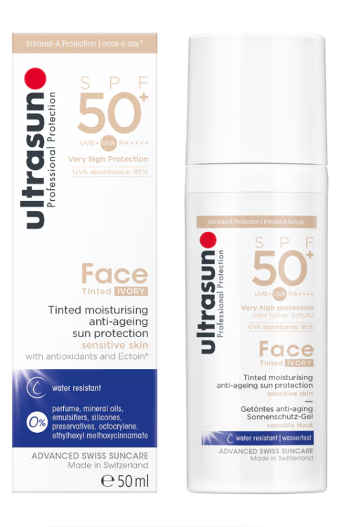 Ultrasun Face Very High SPF50+ Anti-Ageing Tinted Formula 50ml