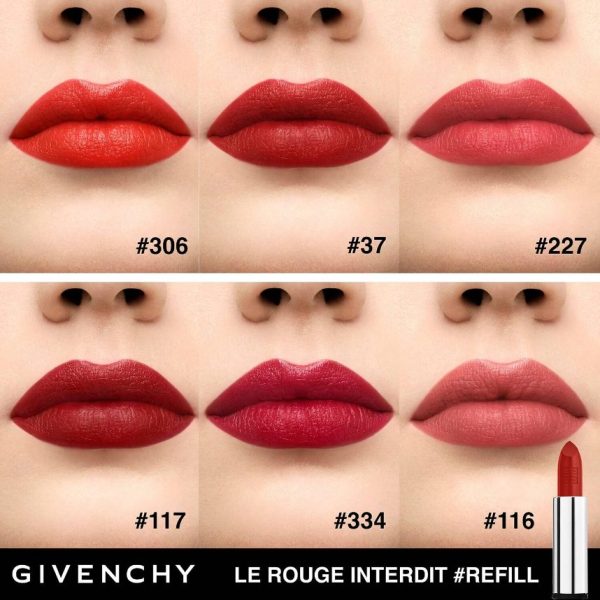 GIVENCHY Le Rouge Interdit Intense Silk Refill Lipstick - Image 2