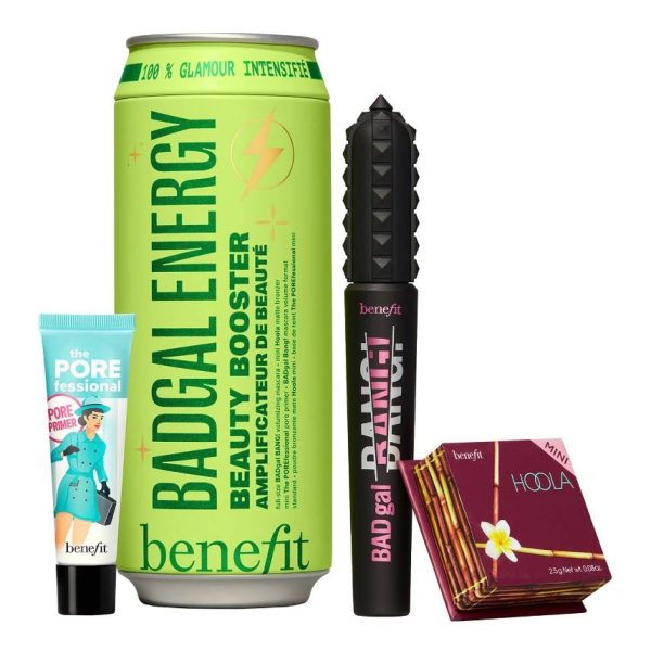 BENEFIT COSMETICS BADgal Energy Mascara, Primer & Bronzer Set