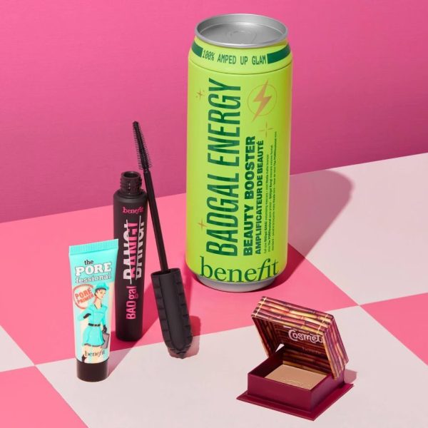 BENEFIT COSMETICS BADgal Energy Mascara, Primer & Bronzer Set - Image 2