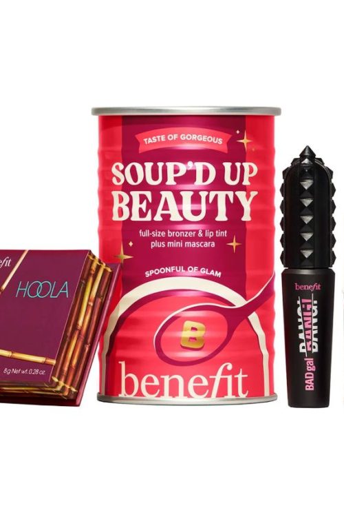 BENEFIT COSMETICS Soup’d Up Beauty Bronzer, Benetint & Mascara Set