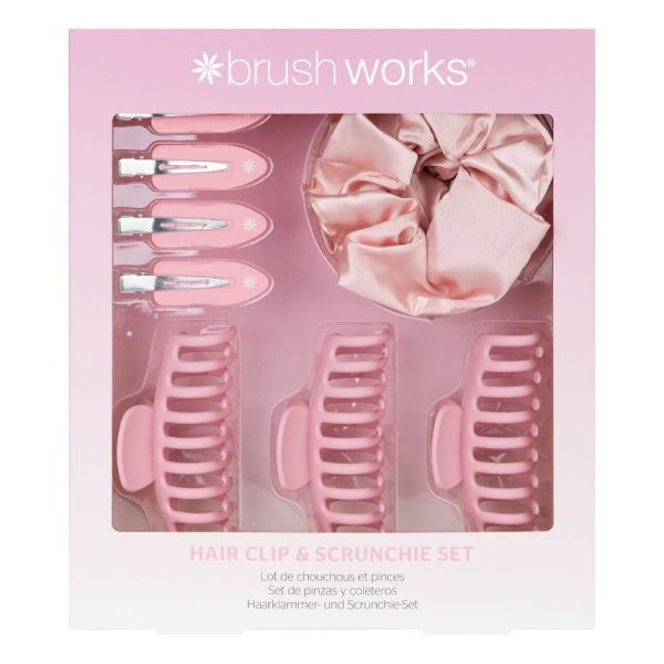 BRUSHWORKS Hair Clip and Scrunchie Set - Image 2