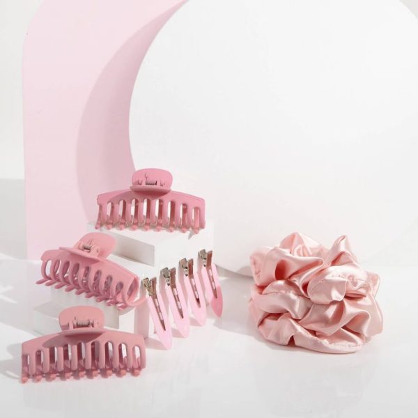 BRUSHWORKS Hair Clip and Scrunchie Set - Image 3