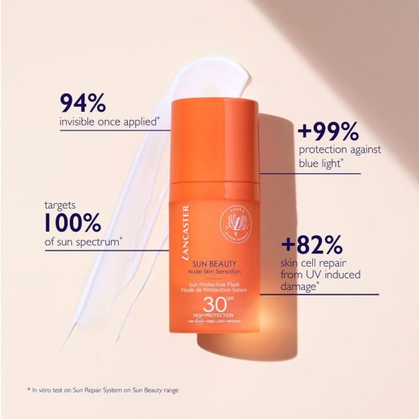 Lancaster Sun Invisible Face Fluid SPF30 30ml - Image 5