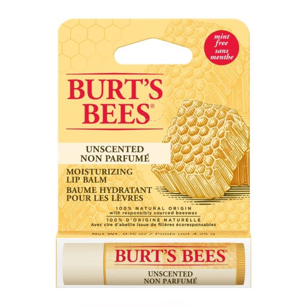 Burt's Bees® 100% Natural Origin Unscented Lip Balm 4.25g - Image 3