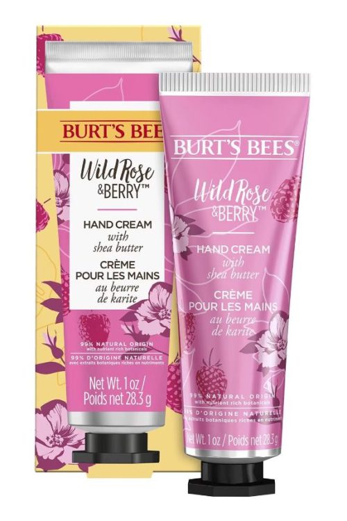 BURT’S BEES Hand Cream with Shea Butter, Wild Rose & Berry 28.3g