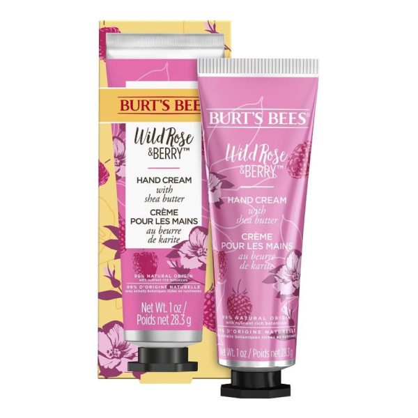 BURT'S BEES Hand Cream with Shea Butter, Wild Rose & Berry 28.3g