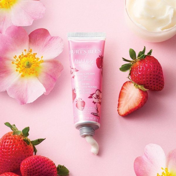 BURT'S BEES Hand Cream with Shea Butter, Wild Rose & Berry 28.3g - Image 2