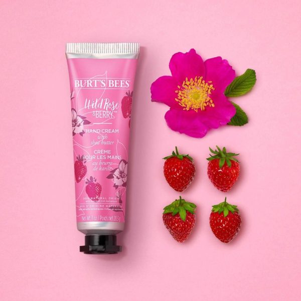 BURT'S BEES Hand Cream with Shea Butter, Wild Rose & Berry 28.3g - Image 4