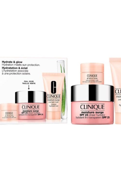 CLINIQUE Hydrate + Glow with SPF Skincare Gift Set