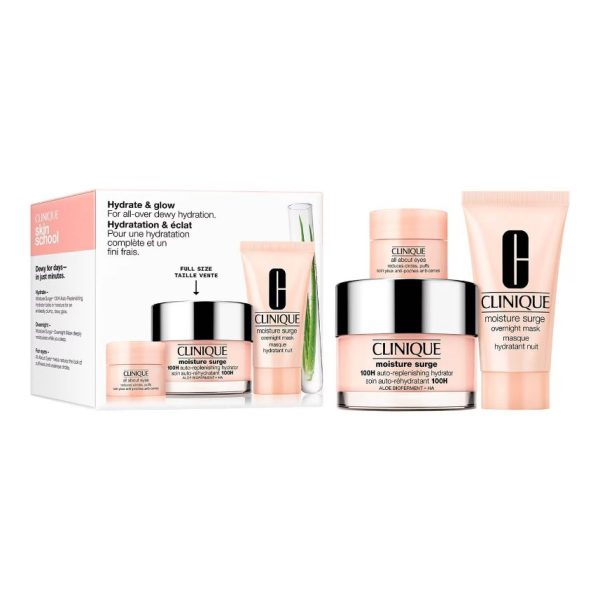 CLINIQUE Hydration + Glow Skincare Gift Set