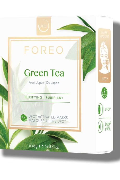 FOREO Green Tea UFO Purifying Face Mask 6 x 6g