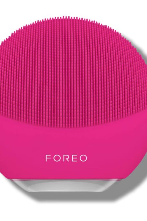 FOREO LUNA Mini 3 Dual-Sided Face Brush For All Skin Types – Fuchsia – USB Plug