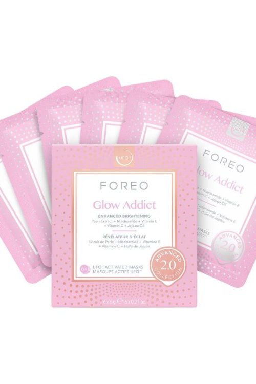 FOREO UFO Masques Glow Addict 2.0 – Enhanced Brightening Mask 6 pieces