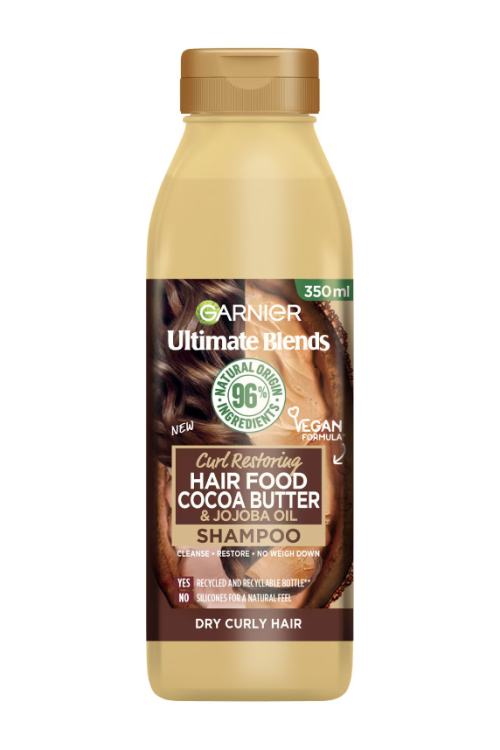 Garnier Ultimate Blends Cocoa Butter Shampoo 350ml