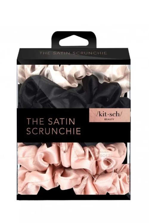 Kitsch Satin Sleep Scrunchies – Assorted x 5