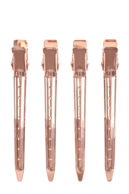 Kitsch Styling Hair Rose Gold Clips x 6