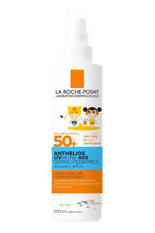 LA ROCHE POSAY Anthelios UV Mune 400 Dermo Pedriatics Invisible Spray SPF50+ 200ml