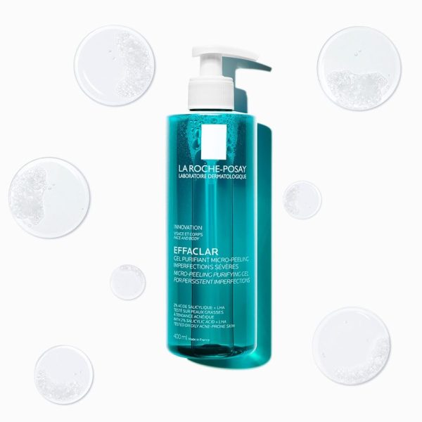 La Roche-Posay Effaclar Micro-Peeling Purifying Gel Wash 400ml - Image 2