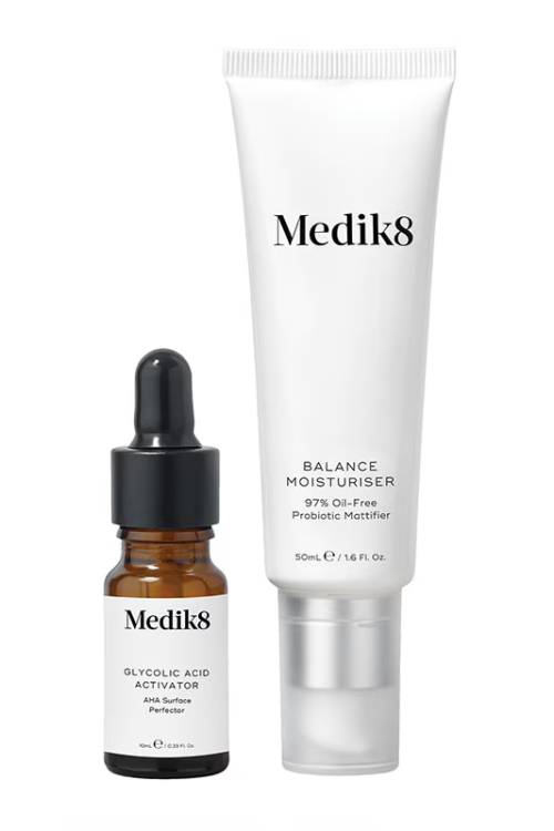 Medik8 Balance Moisturiser with Glycolic Acid Activator 50ml