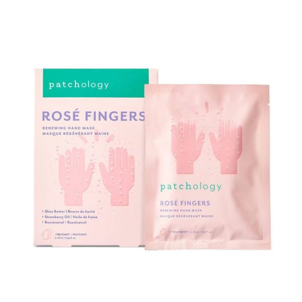 PATCHOLOGY Rosé Fingers Renewing Hand Mask 2 x 8ml - Image 4