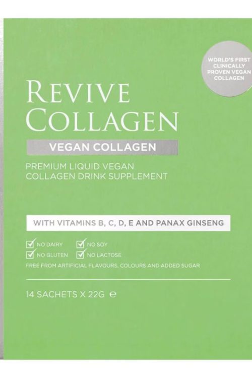 REVIVE COLLAGEN Vegan Collagen Premium Liquid Supplement 14 Sachets