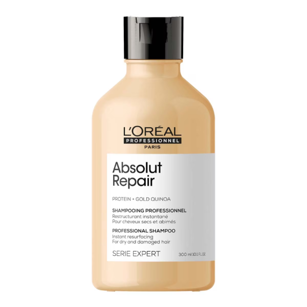 L'Oréal Professionnel Serie Expert Absolut Repair Gold Shampoo With Protein and Gold Quinoa 300ml