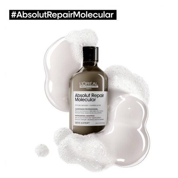 L'Oréal Professionnel Serie Expert Absolut Repair Molecular Shampoo 300ml - Image 3