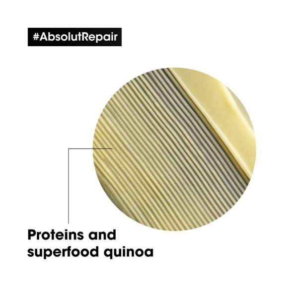 L'Oréal Professionnel Serie Expert Absolut Repair Gold Conditioner With Protein and Gold Quinoa 200ml - Image 3