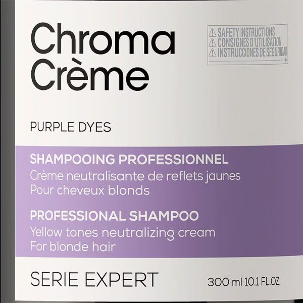 L'Oréal Professionnel Chroma Crème Neutralizing Shampoo Blondes 300ml - Image 2