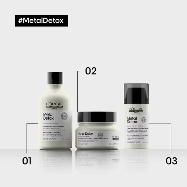 L'Oréal Professionnel Metal Detox Anti-Metal High Protector Cream 100ml - Image 4