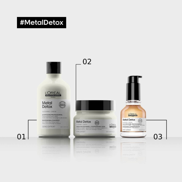 L'Oréal Professionnel Metal Detox Concentrated Oil 50ml - Image 4