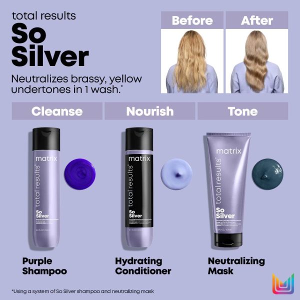 Matrix Total Results So Silver Purple Shampoo 300ml - Image 4