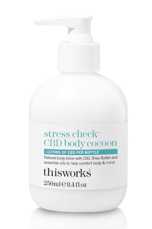 this works Stress Check CBD Body Cocoon 250ml