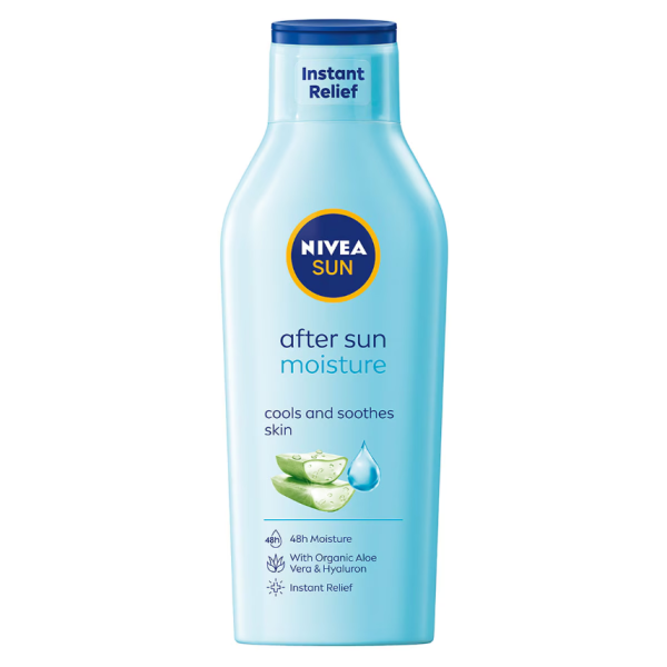 Nivea Sun Moisturising Organic Aloe Vera & Hyaluron After Sun Lotion 400ml