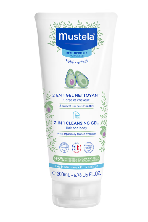 Mustela 2 in 1 Cleansing Gel Hair and Body 200ml