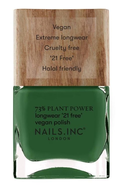 Nails.INC 73% Plant Power Wipe The Slate Green