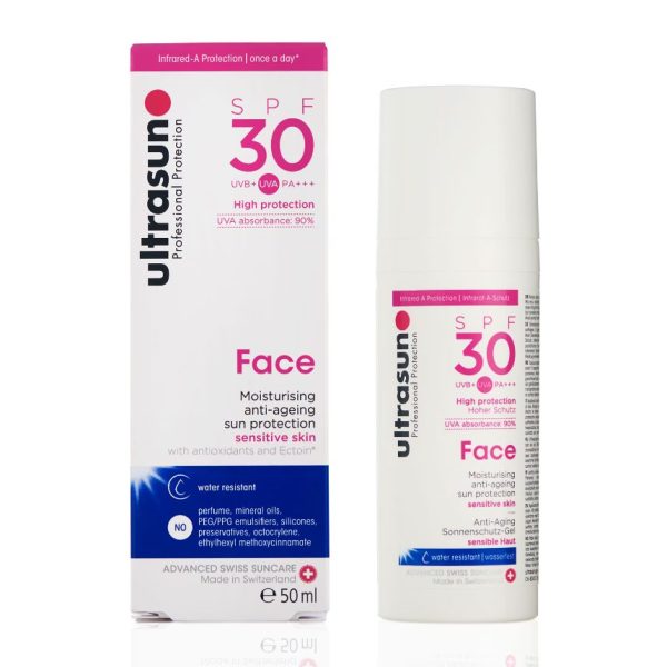 Ultrasun Face Anti-Ageing Sun Protection High SPF30 50ml - Image 2